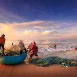Pescadores na Praia em Nelas: Tradição e Vida à Beira do Douro